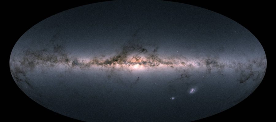 Gaia’s sky in colour Vía Láctea. Foto: ESA