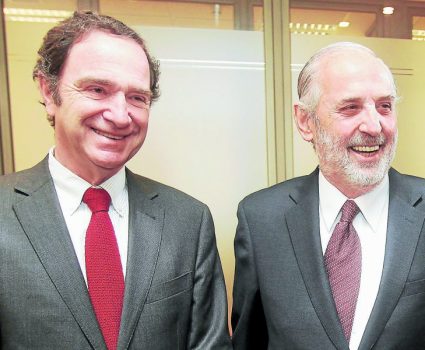 Hernán Larraín y Jorge Abbott