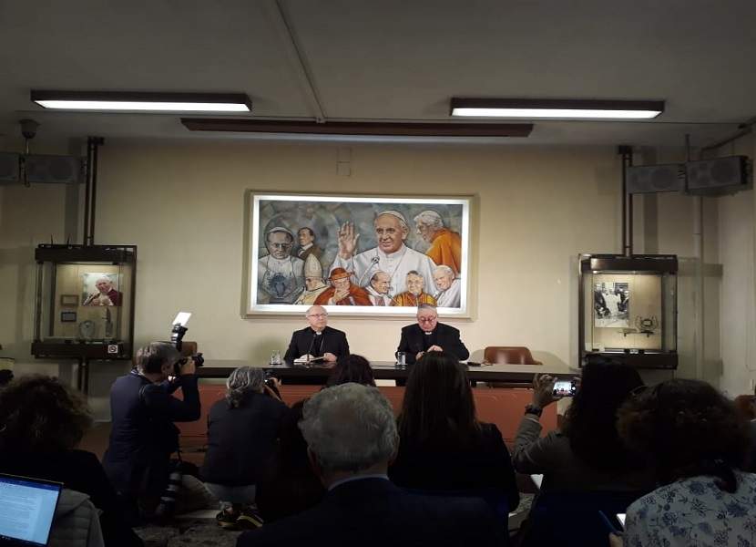 Fernando Ramos y Juan Ignacio González desde el Vaticano.