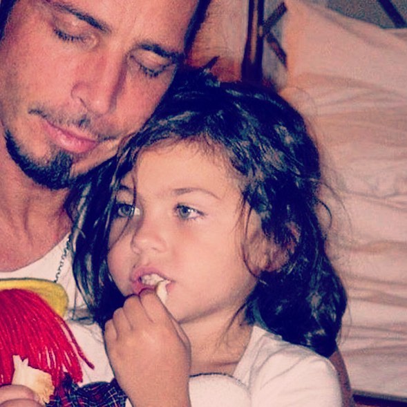 Chris Cornell y su hija Toni