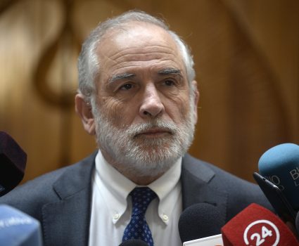 El presidente del Senado, Carlos Montes, analizó la Cuenta Pública del presidente Sebastián Piñera