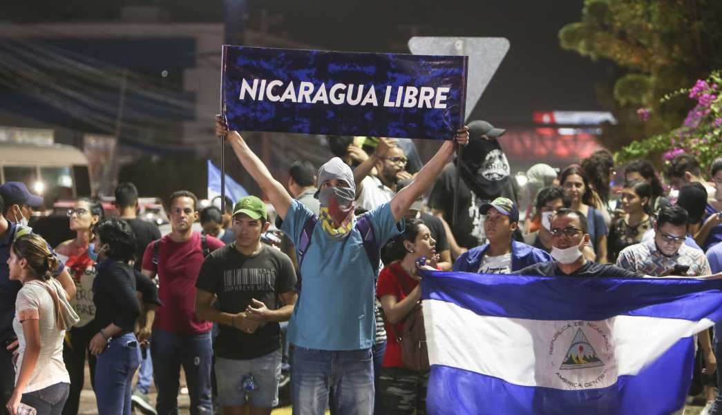 Protestas en Nicaragua contra el régimen de Daniel Ortega