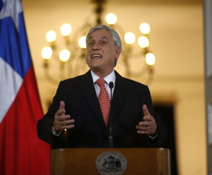 Presidente Sebastián Piñera reforma tributaria