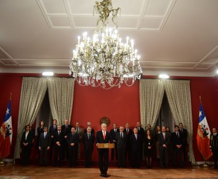 9 de agosto de 2018/SANTIAGO El presidente de la Republica, realiza el primer cambio en el gabinete. FOTO: SEBASTIAN BELTRÁN GAETE/AGENCIAUNO