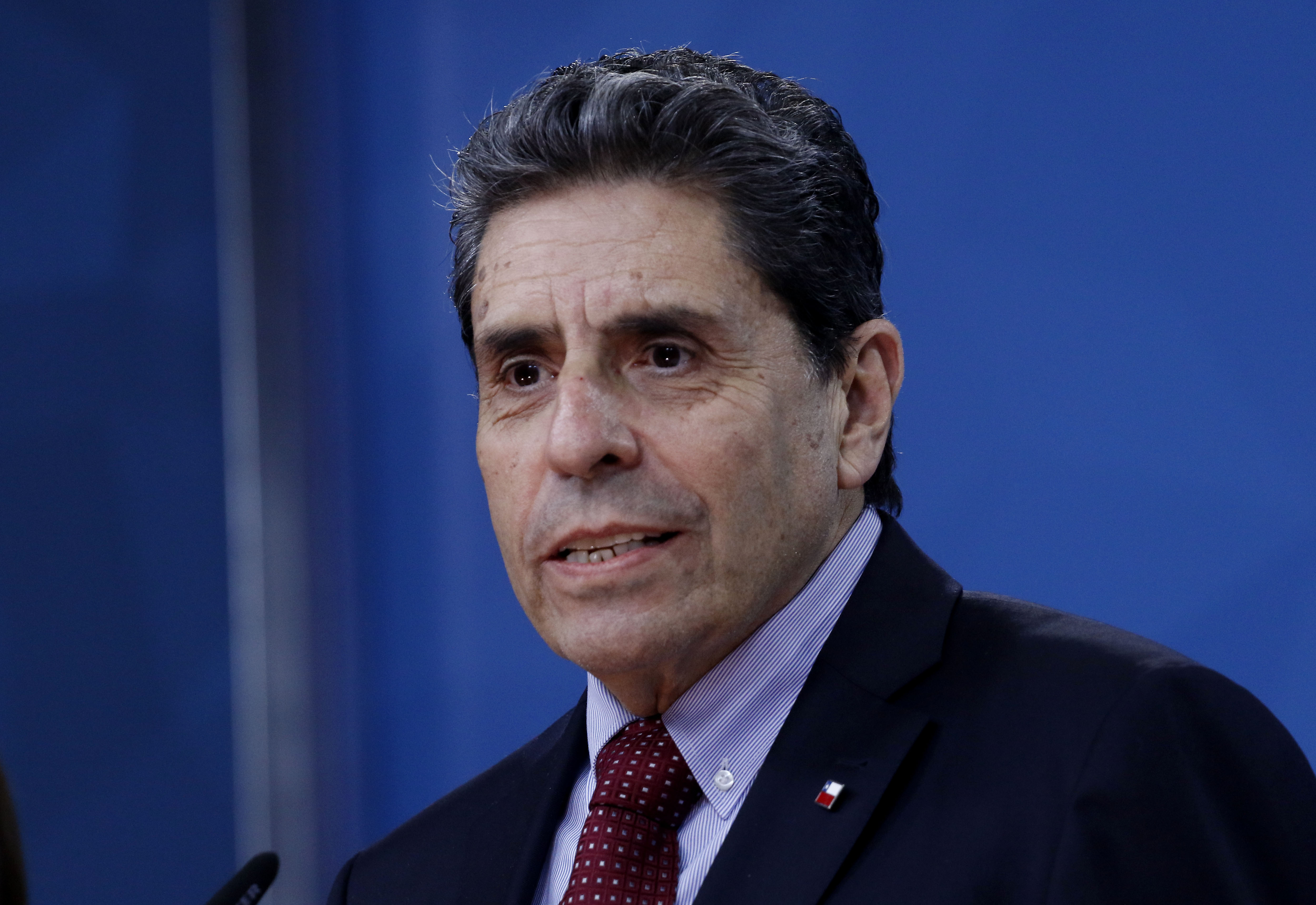 09 de Agosto de 2018 /SANTIAGO La Ministra de Cultura , Mauricio Rojas , realiza un punto de prensa en La Moneda tras el cambio de Gabinete FOTO:MARIO DçVILA HERNANDEZ/AGENCIAUNO