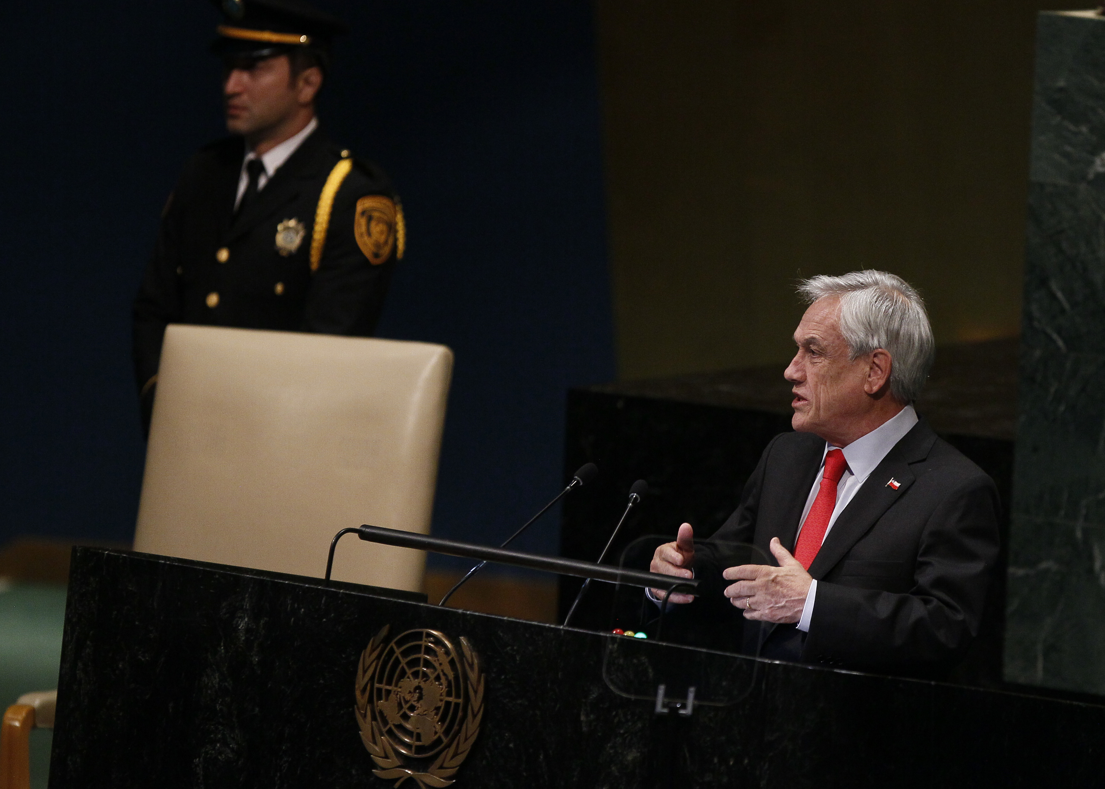 Sebastián Piñera en la ONU