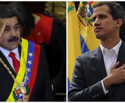 Los discurso de Maduro y Guaidó en Venezuela