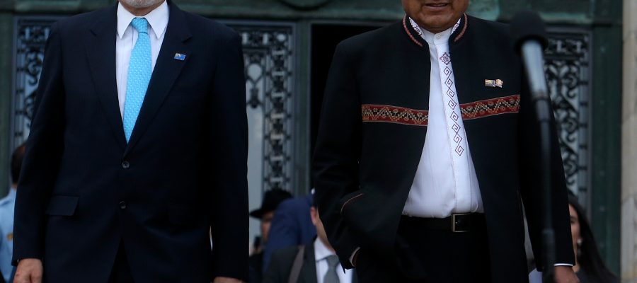 Carlos Mesa y Evo Morales