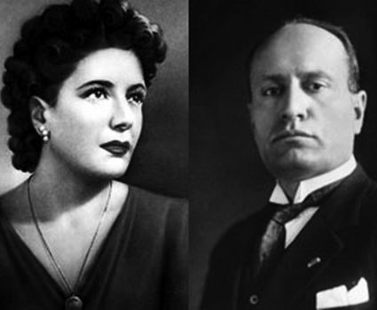 Benito Mussolini y Clara Petacci