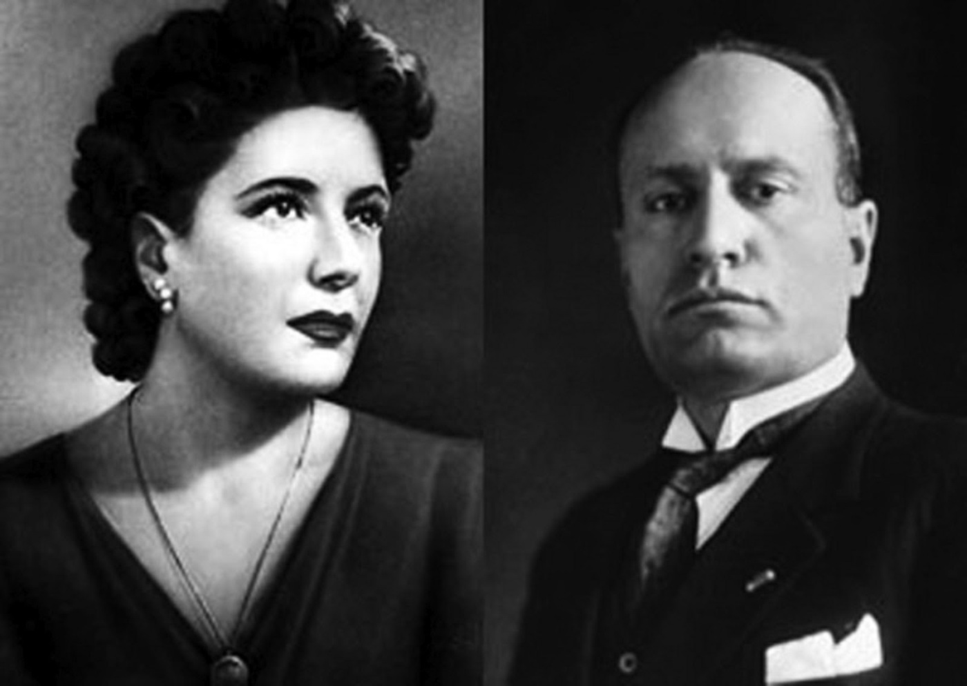 Benito Mussolini y Clara Petacci