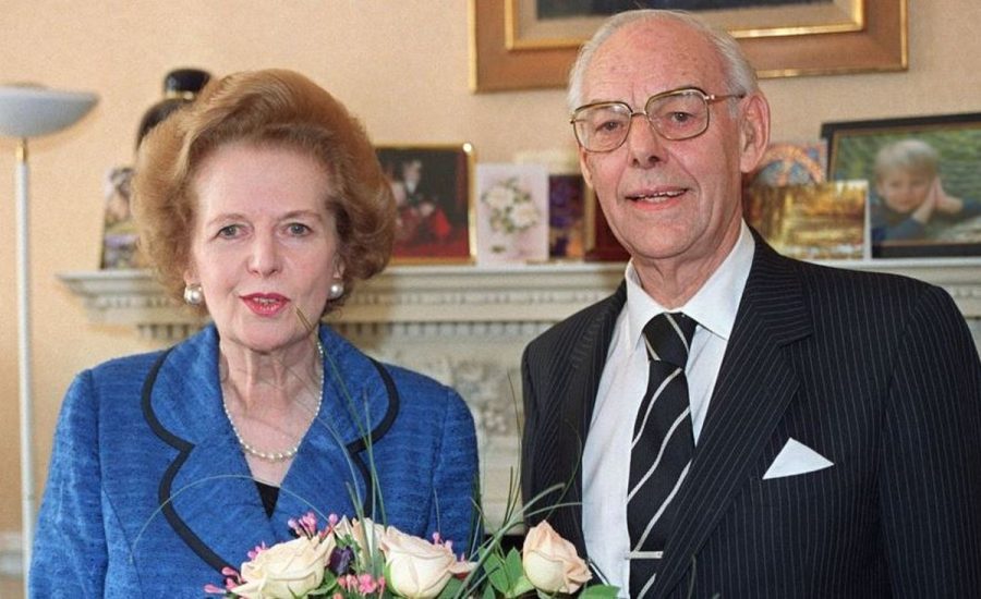 Margaret y Denis Thatcher
