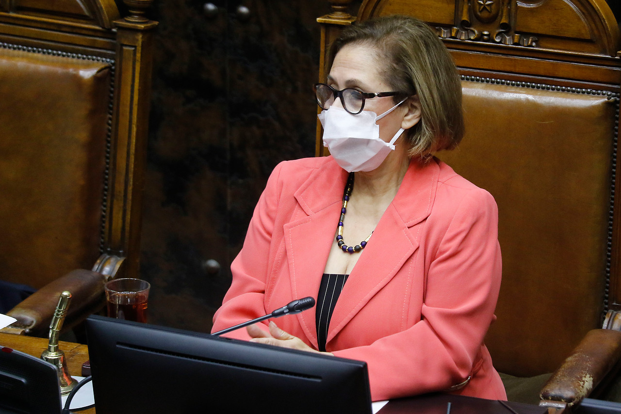 Adriana Muñoz, presidenta del Senado
