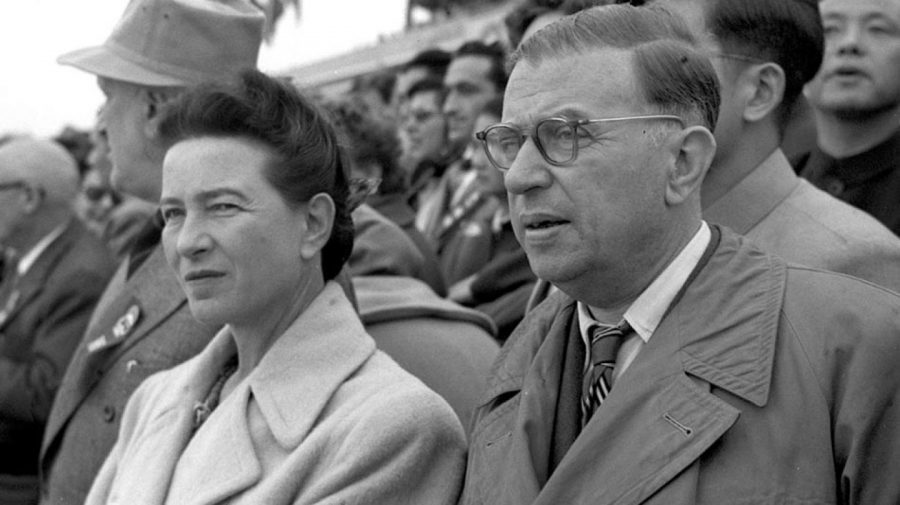 Jean Paul Sartre y Simone de Beauvoir