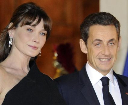 Nicolás Sarkozy y carla bruni