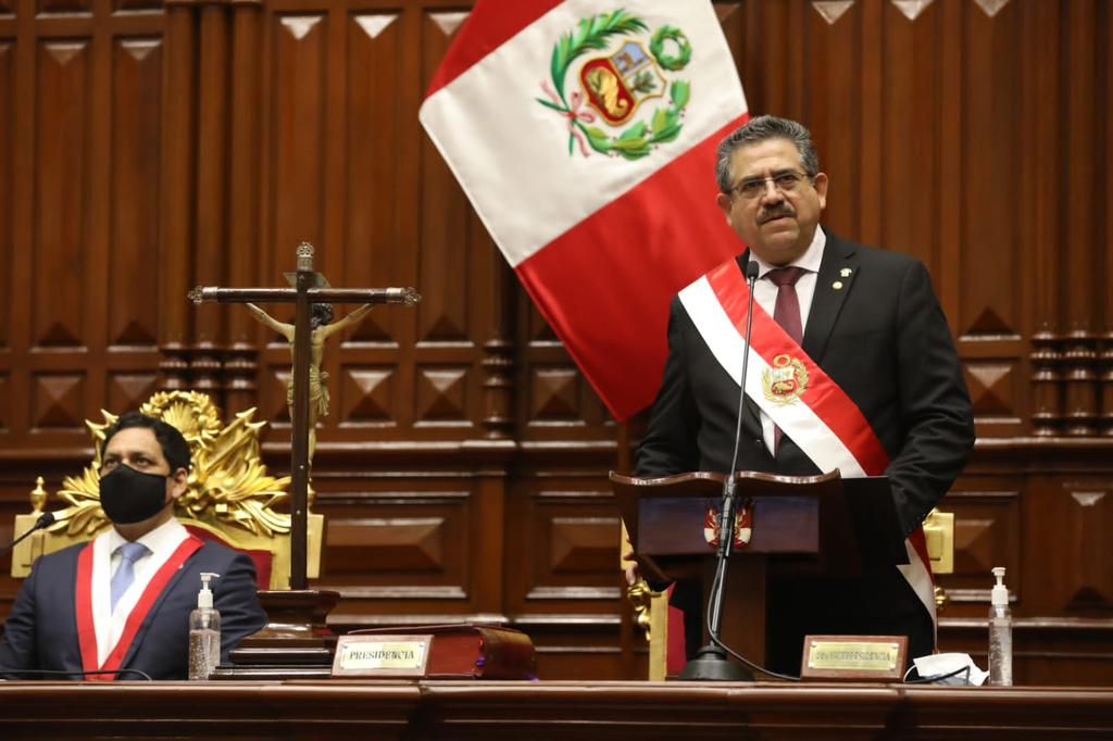 Manuel Merino, presidente de Perú