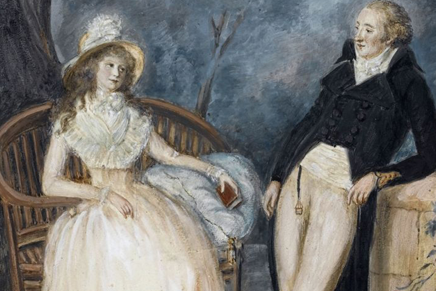 Johan Goethe y charlotte duna