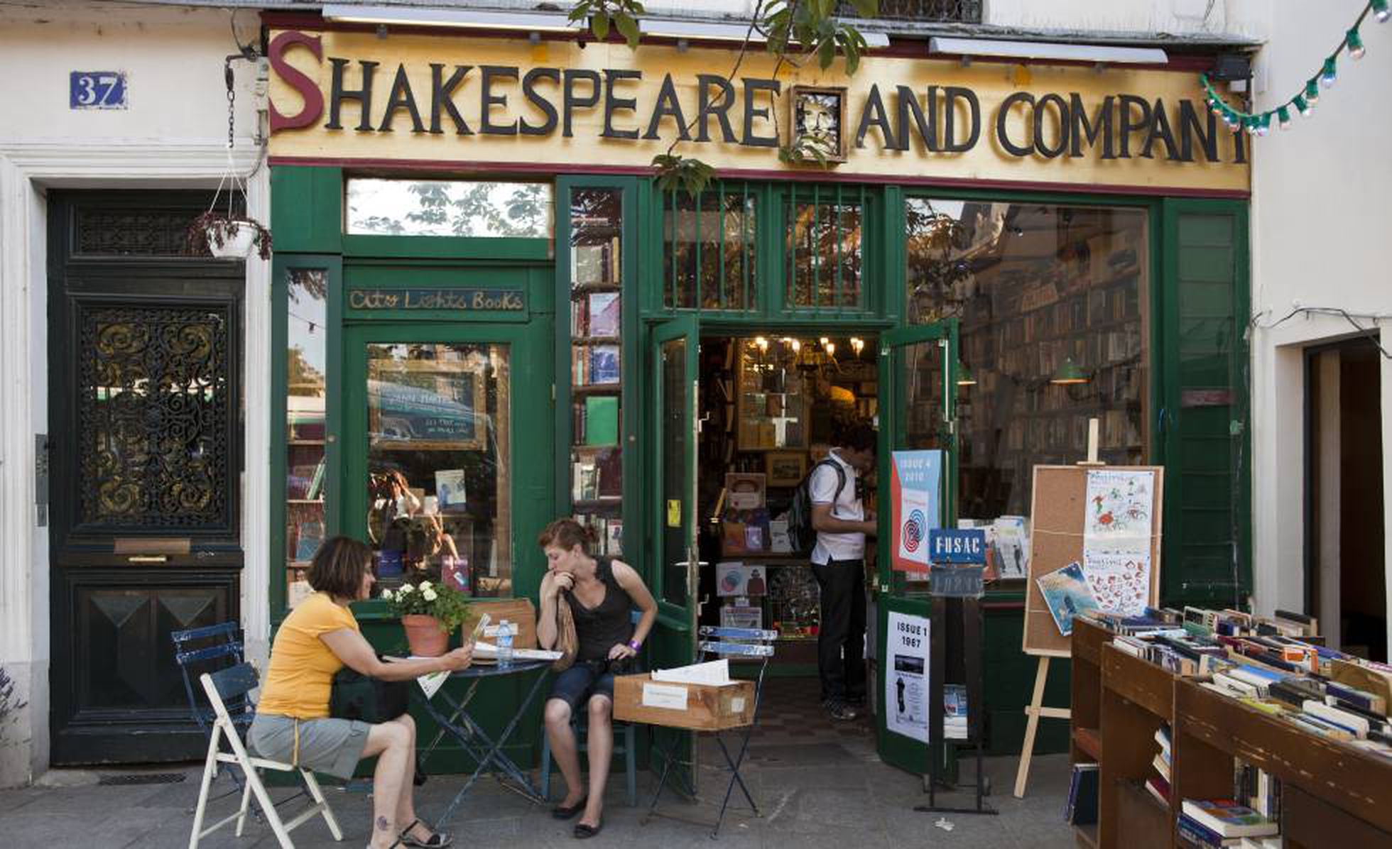 La librería Shakespeare and Company en 2020. Foto: Getty Images  