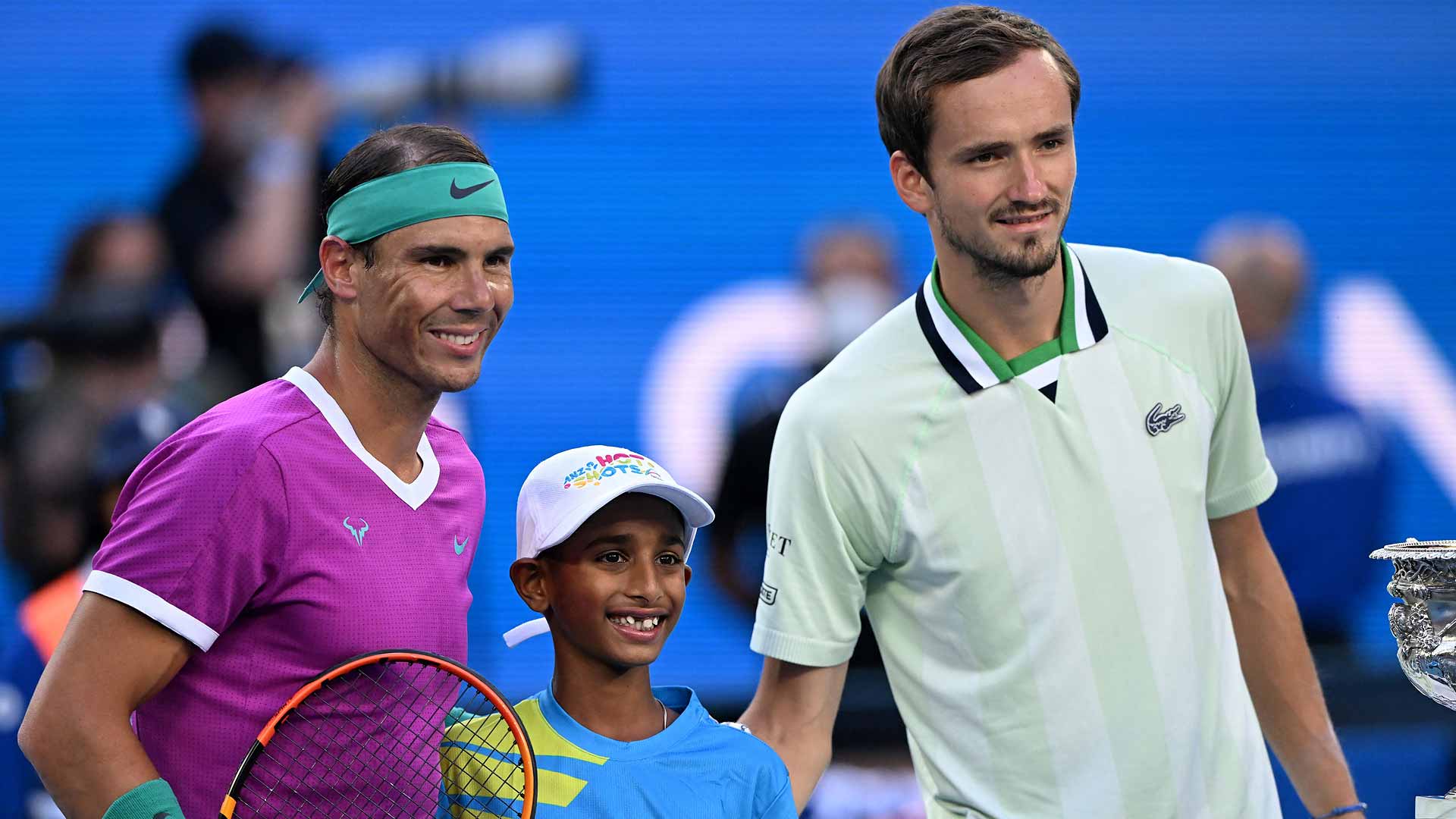 Rafael Nadal y Daniil Medvédev en la final del Australia Open, Foto: ATP