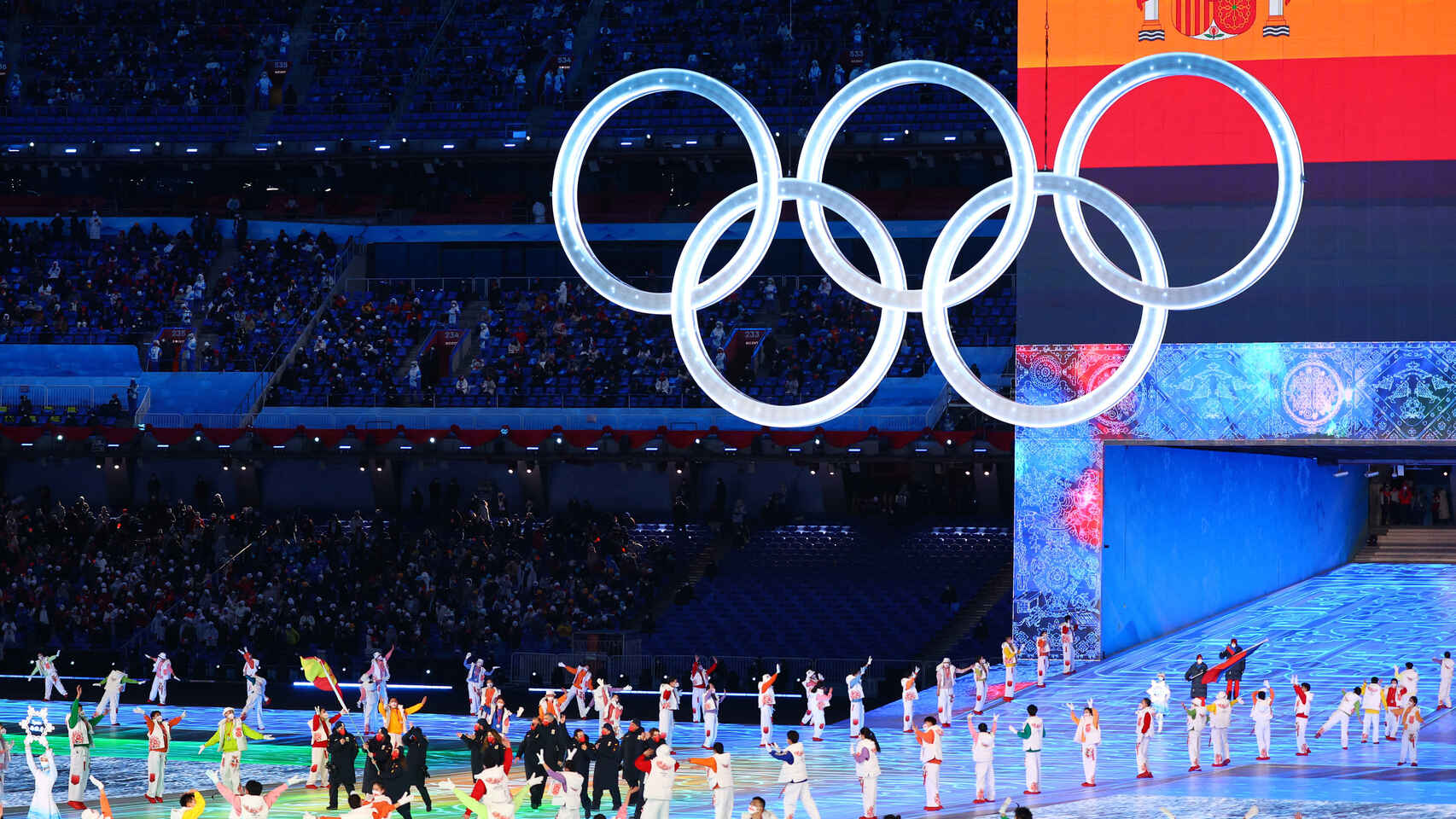 Какие олимпиады 2022. Церемония открытия Олимпийских игр. Олимпийские игры 2022.