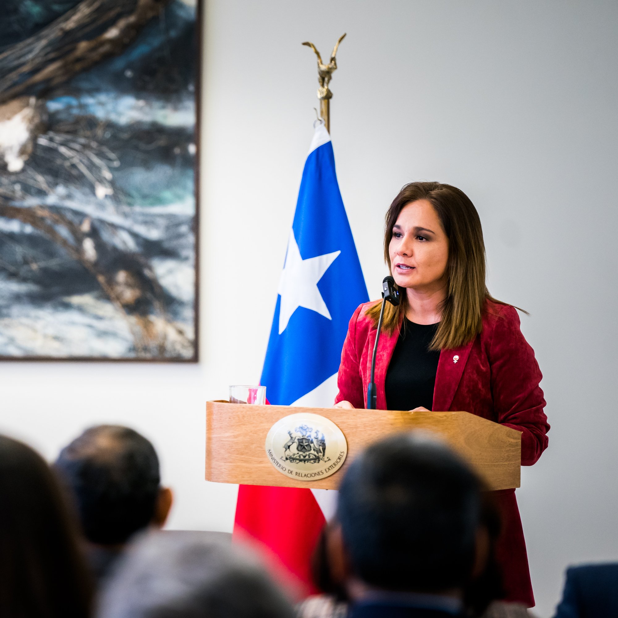 Gloria de la Fuente, subsecretaria de RR.EE.