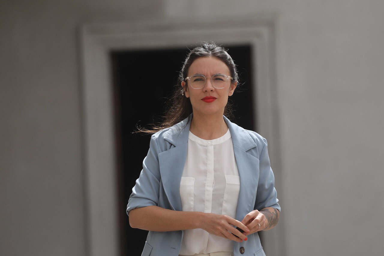 Camila Vallejo, vocera de Gobierno y Carlos Montes
