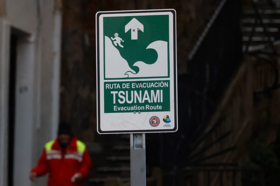 Tsunami: : Los horarios estimados para la llegada de olas