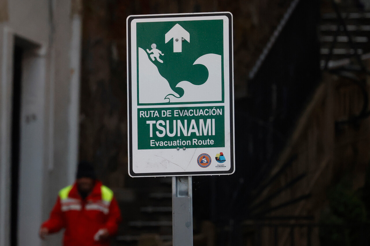 Tsunami: : Los horarios estimados para la llegada de olas