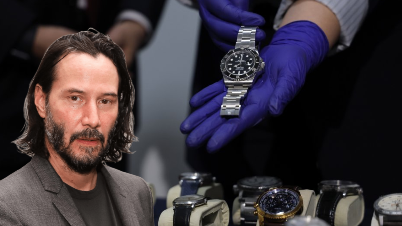Fiscalía confirmó devolución de relojes robados a Keanu Reeves